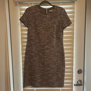 Calvin Klein Black and White Textured Dress, size 10